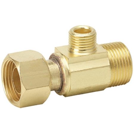 HOMEWERKS Homewerks VETOEMB4C-Z 0.5 x 0.38 in. Brass Supply Stop Extender Tee 655214